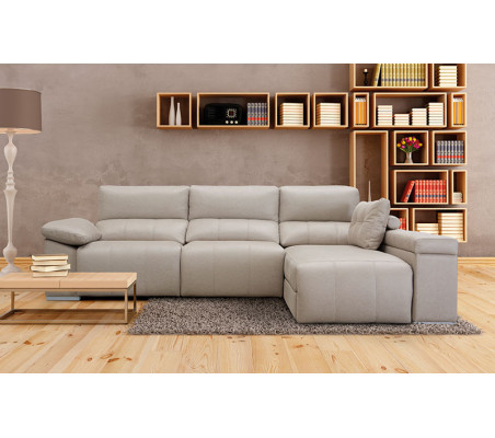 Sofá Chaise Longue Relax Nightland Elisabeth con Arcón