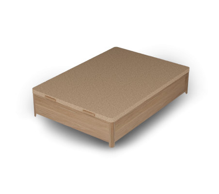 Nightland Ottoman Bett mit Rädern und Hebemechanismus