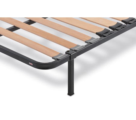 Set von Flex Metallbeinen mit Flansch 2 Stück