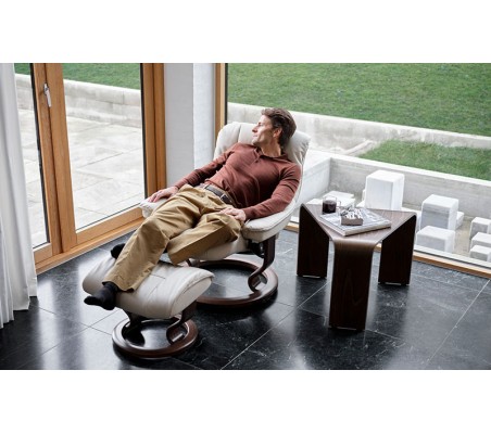 Sillón Relax Stressless Mayfair Classic Piel Paloma