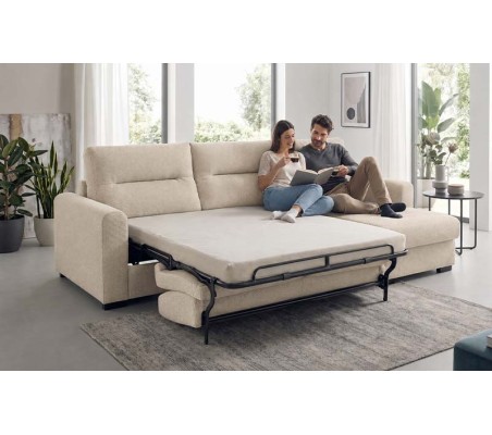 Sofá Cama Chaise Longue Nessen Ena New con Arcón