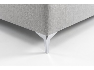 Nessen Bernat Upholstered Ottoman Storage Bed - Carla leg silver chrome