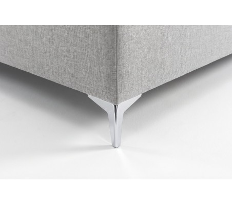 Nessen Bernat Upholstered Ottoman Storage Bed - Carla leg silver chrome