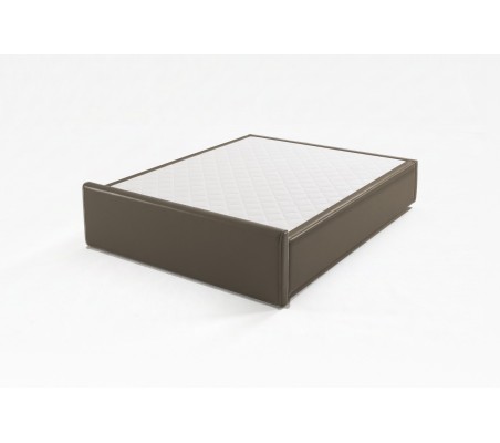 Nessen Benet Upholstered Ottoman Storage Bed - Polipiel Visón