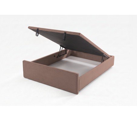 Nessen Benet Upholstered Ottoman Storage Bed - Lido 14, open