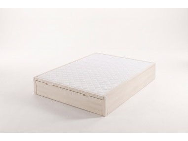 Canapé de Madera Nessen Bonat - Nieve