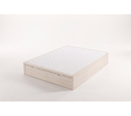 Nessen Bonat Wooden Ottoman Storage Bed - Nieve