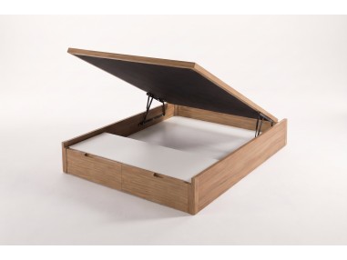 Nessen Bonat Bettkasten aus Holz - Bruma, geöffnet