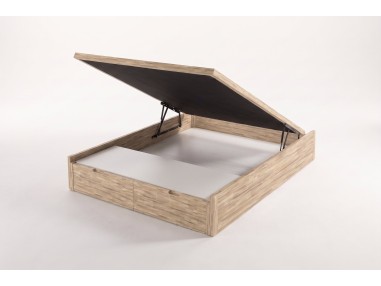Nessen Bonat Bettkasten aus Holz - Cambrian, geöffnet