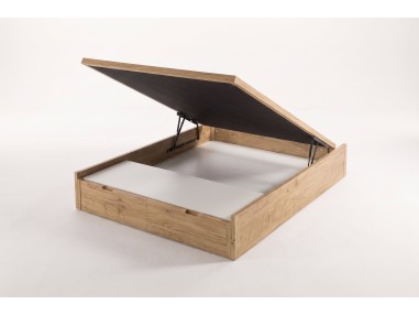 Canapé de Madera Nessen Bonat - Estepa, abierto