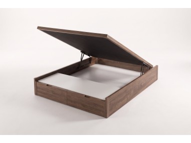 Nessen Bonat Bettkasten aus Holz - Bellota, geöffnet