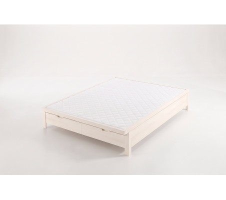Nessen Bantis Wooden Ottoman Storage Bed - Nieve