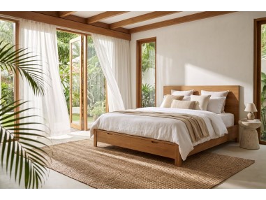 Nessen Bantis Wooden Ottoman Storage Bed - Bruma, room setting