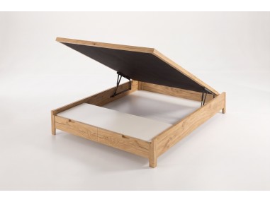 Canapé de Madera Nessen Bantis - Estepa, abierto