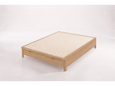 Canapé de Madera Nessen Bantis - Roble