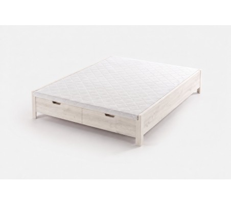 Nessen Zarel Wooden Ottoman Storage Bed - Nieve
