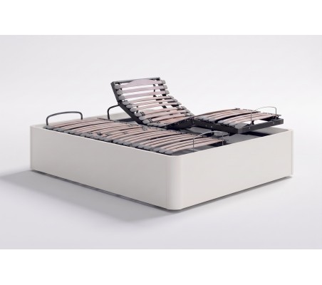 Canapé Articulado Eléctrico Nessen Infinity - Marfil, somier de láminas
