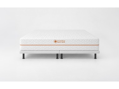 Nord Swiss Winner 29 Matratze 200x200 auf zwei Unterfederungen 100x200