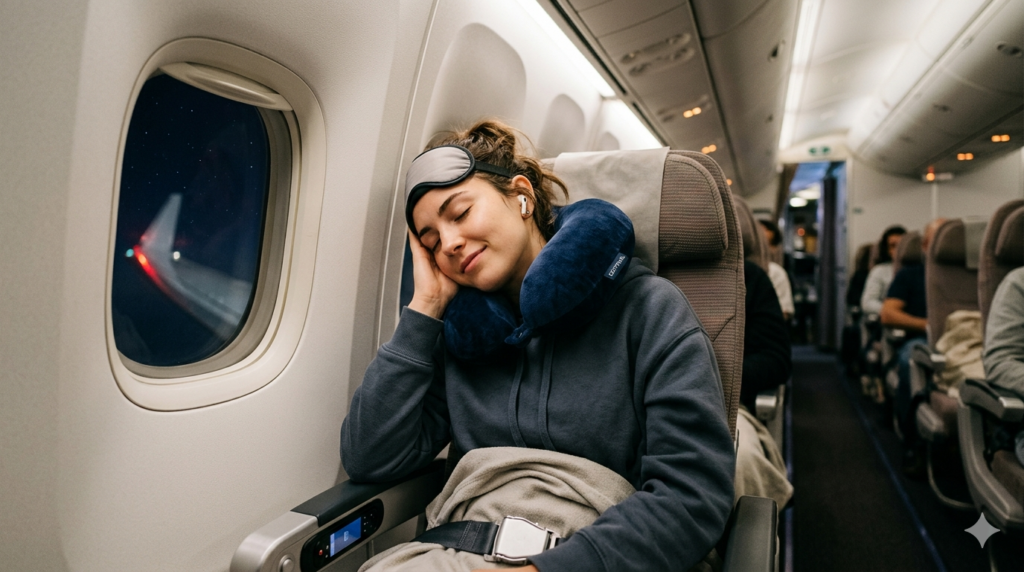 almohadas de viaje
