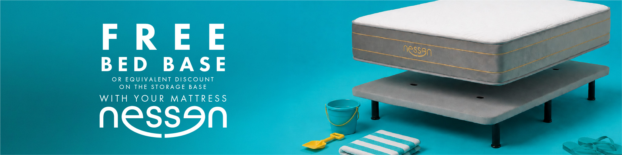 Free bed base with your Nessen mattress