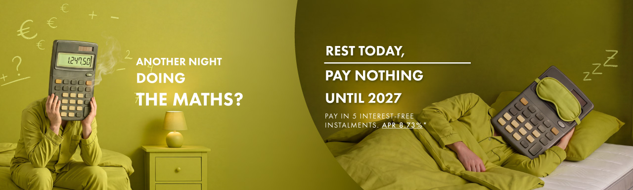 Rest today, pay nothing until 2027: 5 interest-free instalments
